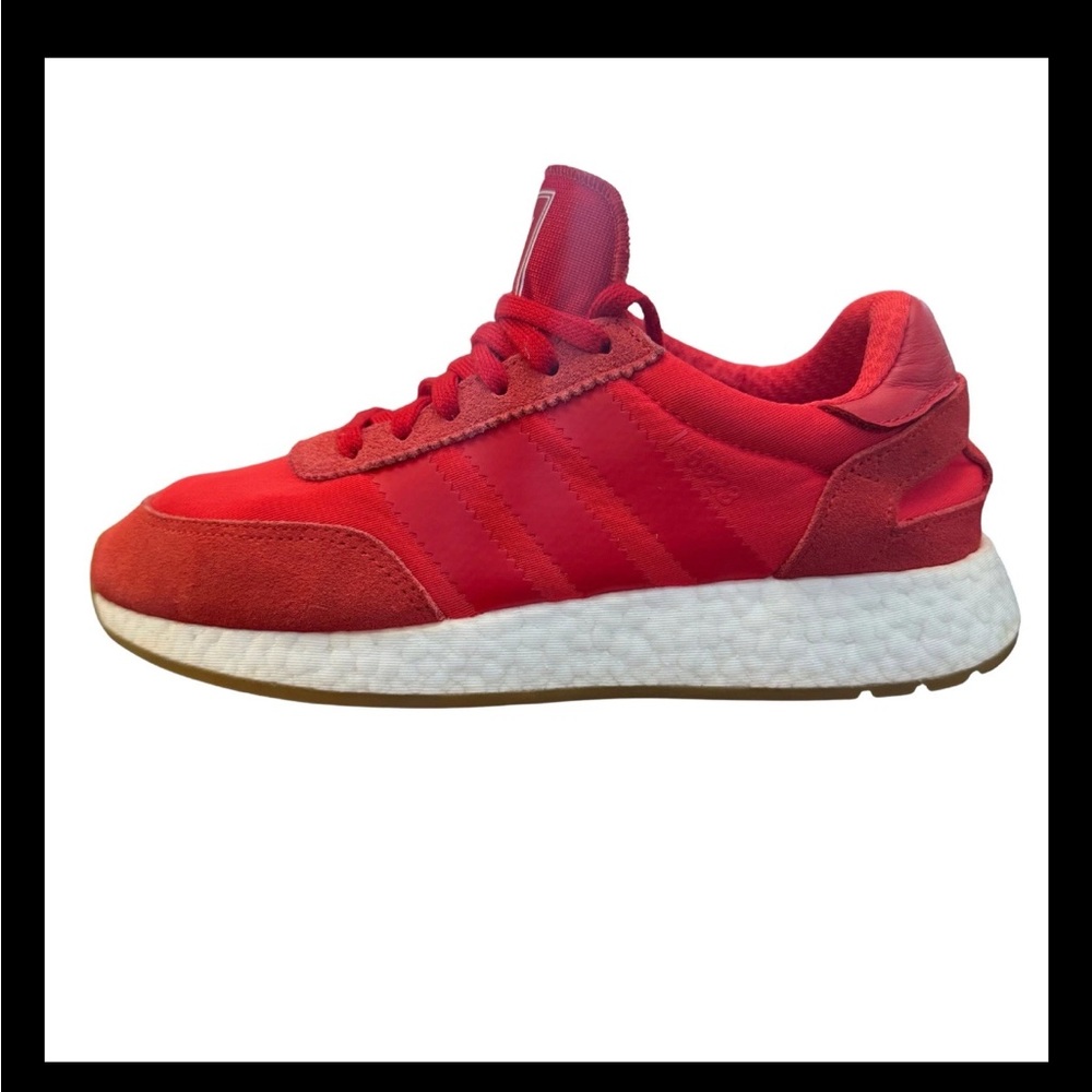 Adidas I-5923 Boost Scarlet Red Men’s Size 8 Sneakers D97346 Iniki Runner EUC - Picture 3 of 15
